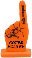 Foam Hands: 6 inch Number 1 Hand with Base